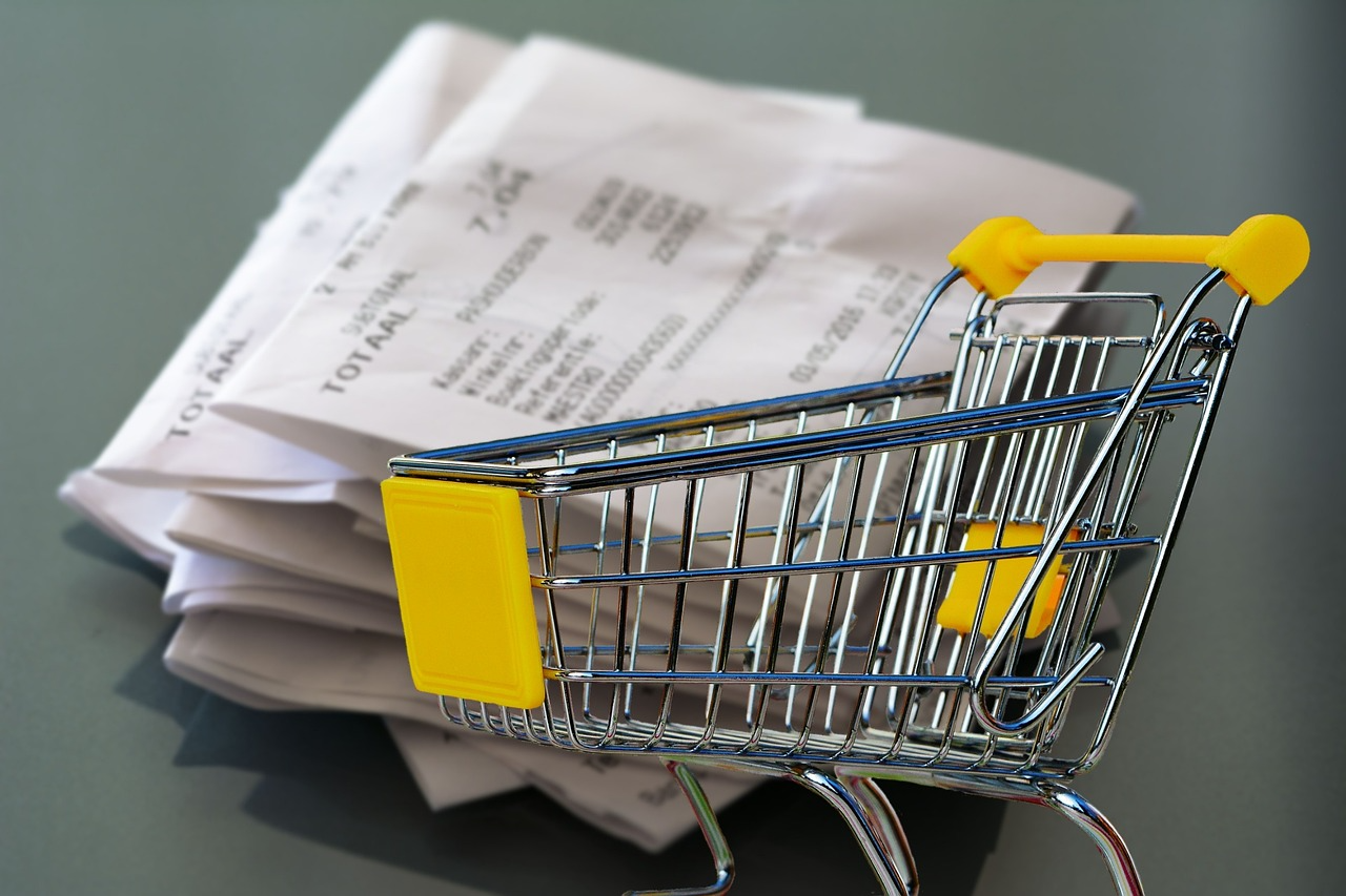 Shopping cart with order documents